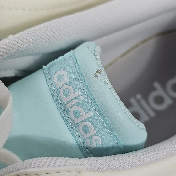 NWT adidas VL Court Base Women's Size 10 White Mint Green Sneakers JI1767 - Picture 12 of 16